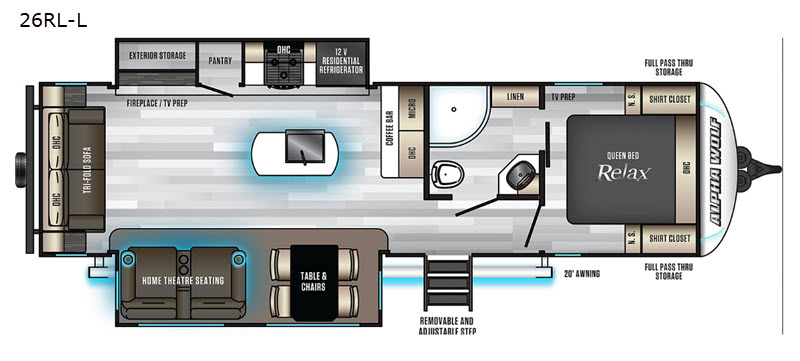 2020 Forest River Cherokee Alpha Wolf 26RL-L, $ 0