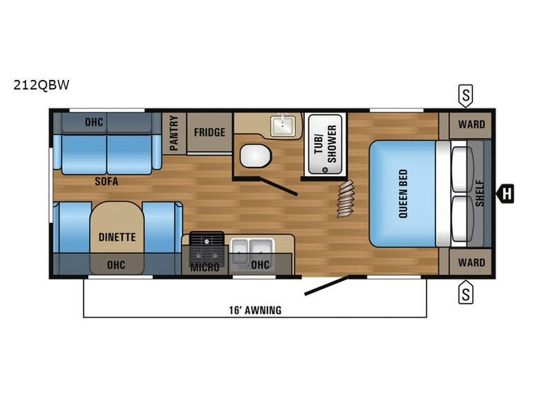 2017 Jayco Jay Flight SLX 212QBW, $ 0