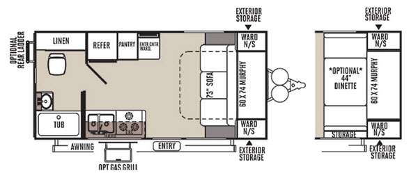 2015 Forest River Rockwood 1901, $ 18,990