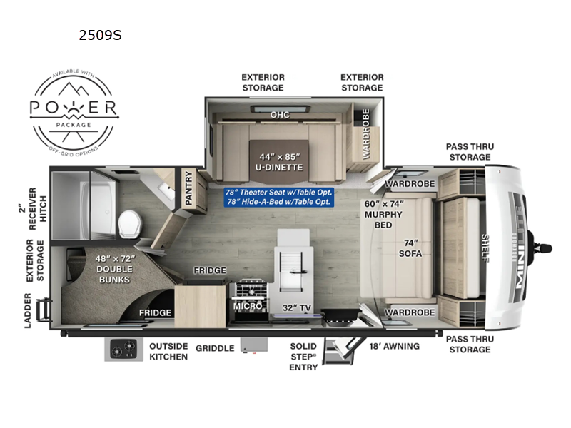 2025 Forest River Rockwood Mini Lite 2509S, $ 49,503