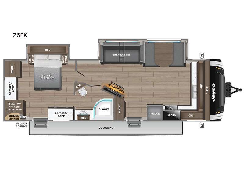 2026 Jayco Jay Feather 26FK, $ 64,104