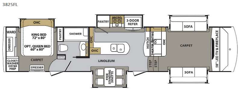 2016 Forest River Cardinal 3825FL, $ 0