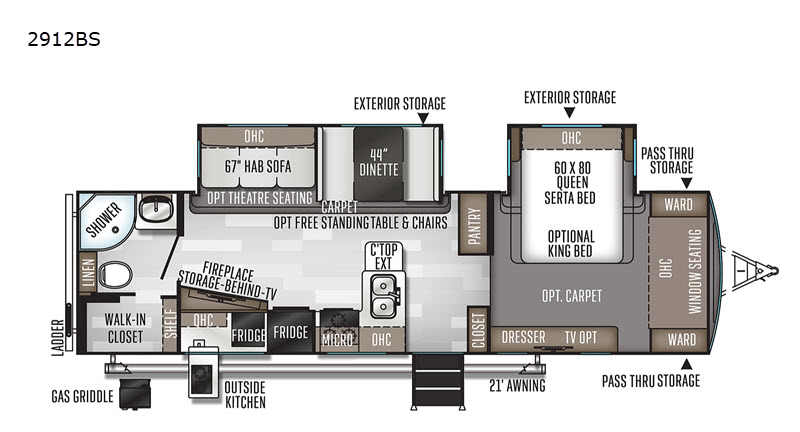 2020 Forest River Rockwood Ultra Lite 2912BS, $ 0