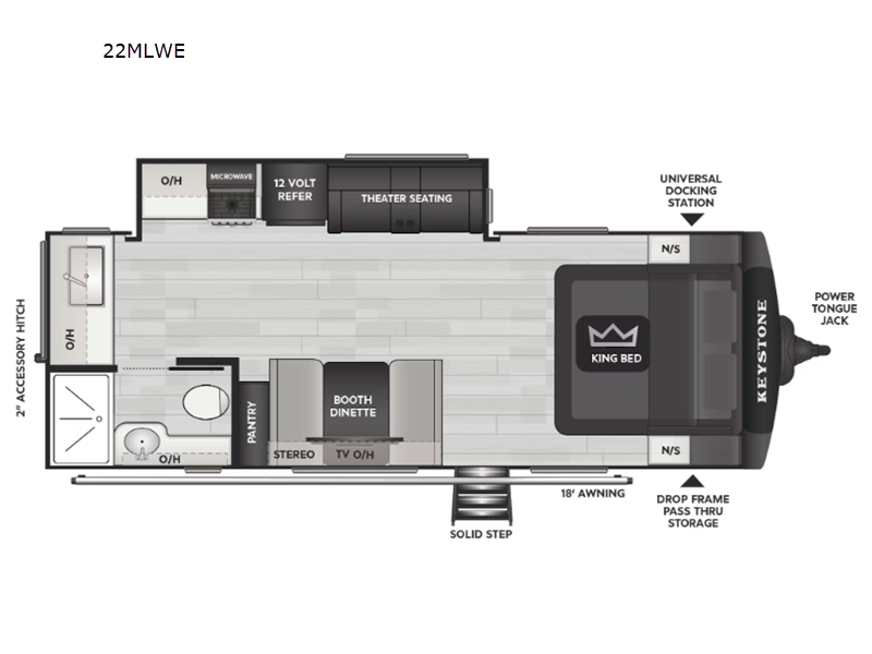 2026 Keystone Cougar Half-Ton (Travel Trailer) 22M, $ 0