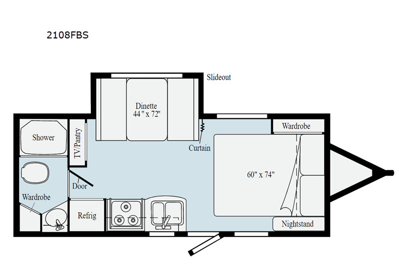 2020 Winnebago Micro Minnie 2108FBS, $ 24,990