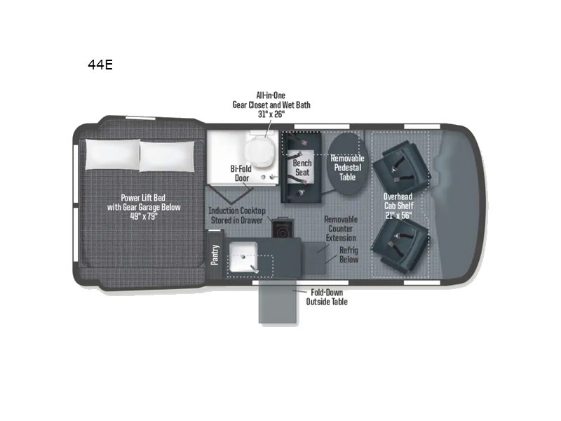 2022 Winnebago Revel 44E, $ 159,990