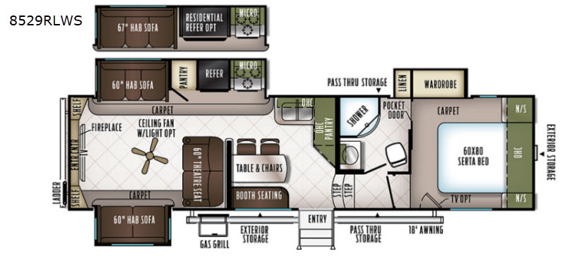 2018 Forest River Flagstaff Classic Super Lite 852, $ 0