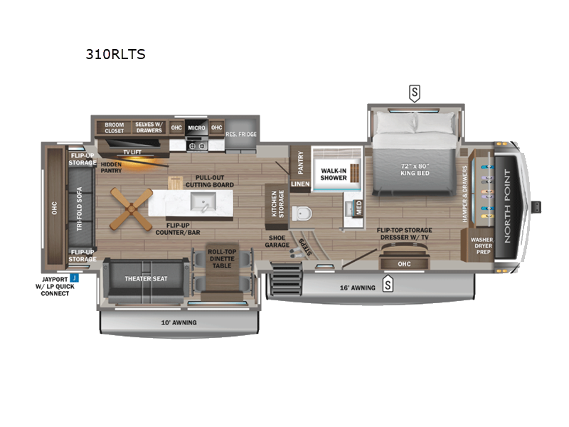 2026 Jayco North Point 310RLTS, $ 139,411