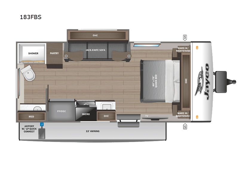 2025 Jayco Jay Feather Micro 183FBS, $ 19,999