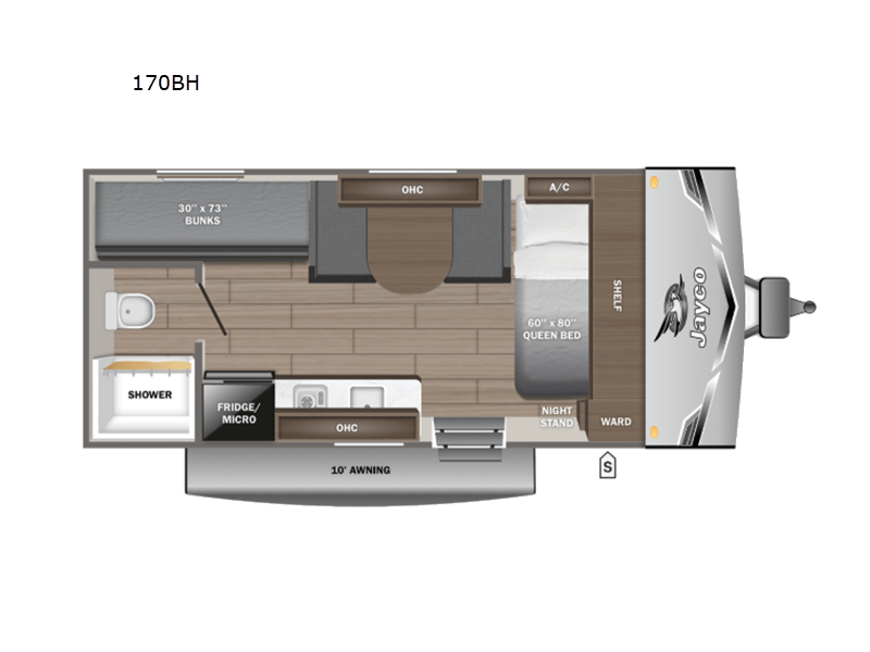 2026 Jayco Jay Flight SLX 170BH Sport Edition, $ 18,218