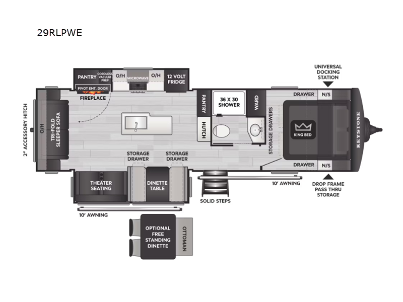 2026 Keystone Cougar Half-Ton (Travel Trailer) 29R, $ 58,106