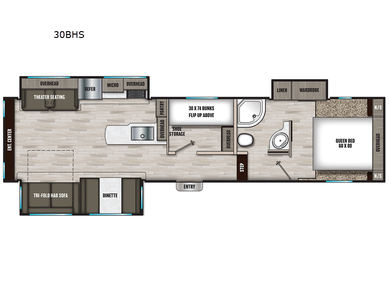 2023 Coachmen Chaparral Lite 30BHS, $ 45,789