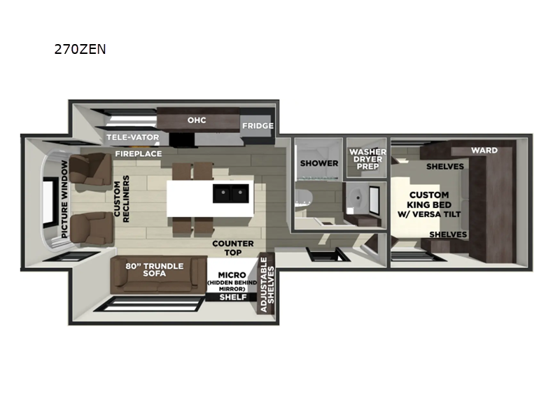 2026 Forest River Salem 270ZEN, $ 58,739