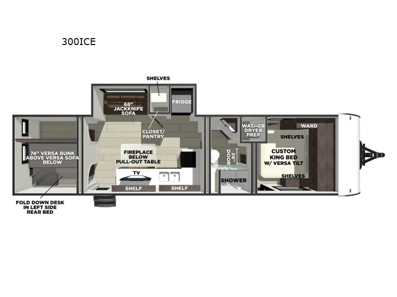 2026 Forest River Salem 300ICE, $ 55,298