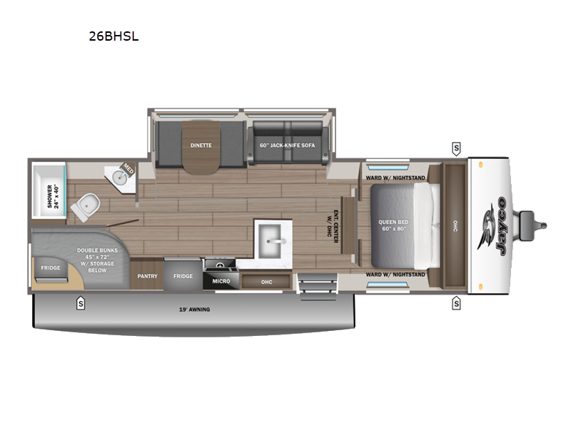 2026 Jayco Jay Feather SL 26BHSL, $ 43,268