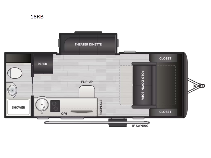 2026 Keystone Reign 18RB, $ 42,893