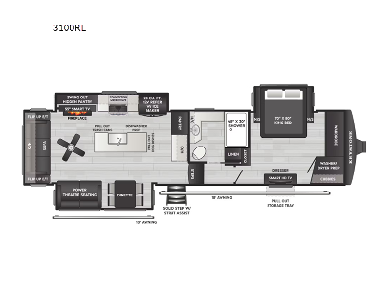2026 Keystone Montana 3100RL, $ 132,250