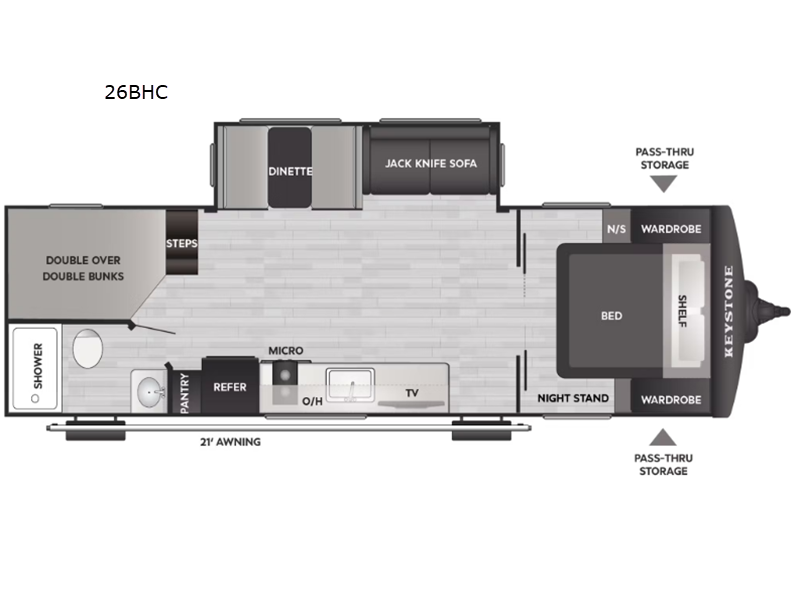 2026 Keystone Bullet Classic (East) 26BHC, $ 38,738