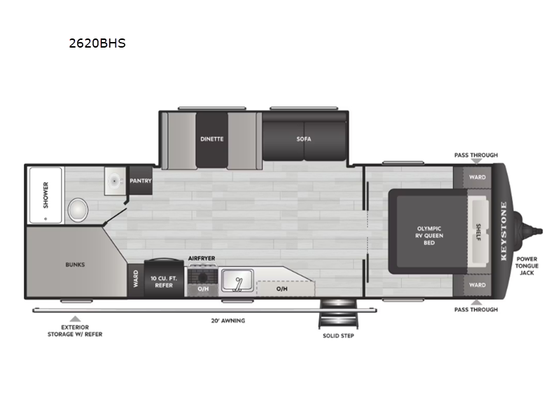 2026 Keystone Springdale 2620BHSWE, $ 30,193