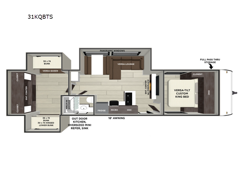 2026 Forest River Salem 31KQBTS, $ 63,689