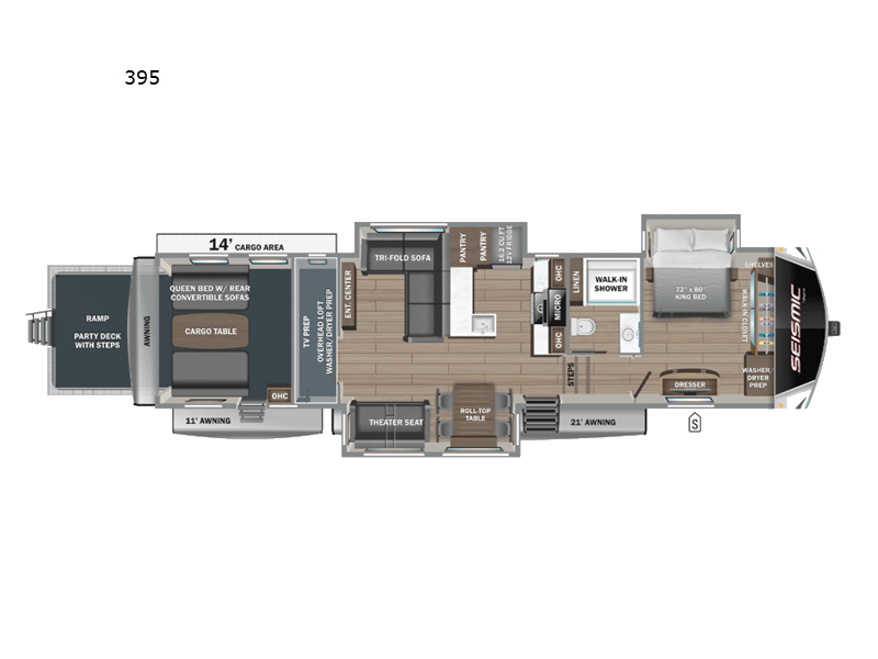 2026 Jayco Seismic 395, $ 140,161