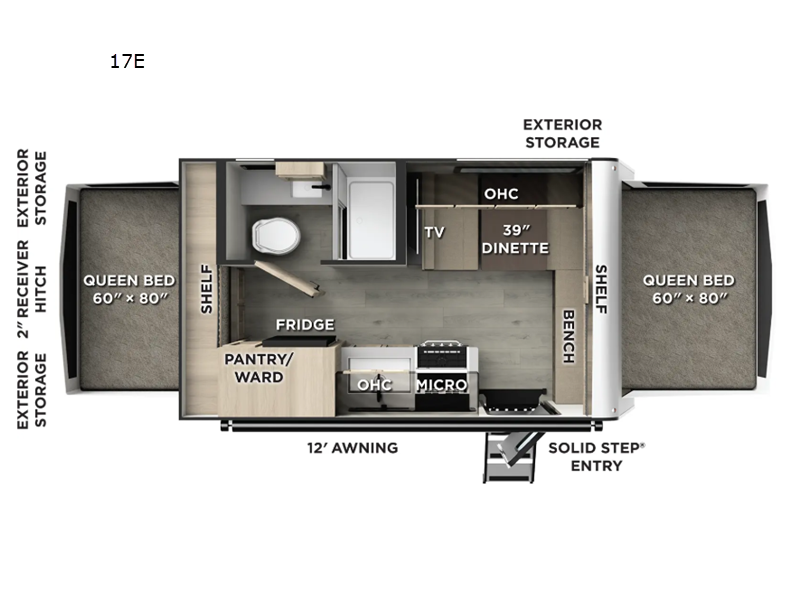 2026 Forest River Rockwood Roo 17E, $ 0