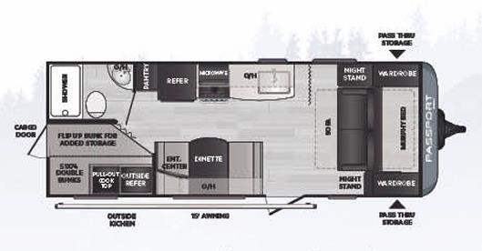 2021 Keystone Passport SL Series (East) 219BH, $ 15,300
