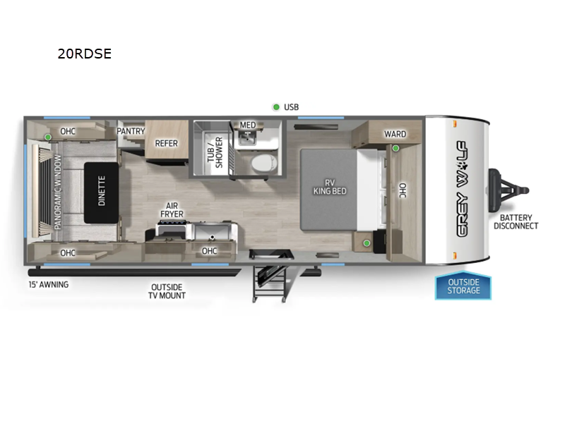 2026 Forest River Cherokee Grey Wolf Travel Traile, $ 40,084