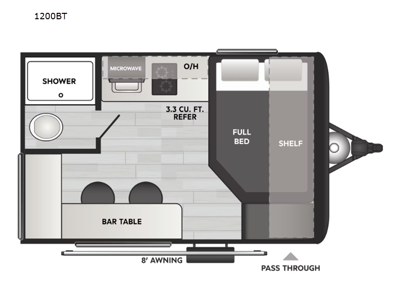 2026 Keystone Springdale Mini 1200BT, $ 17,159