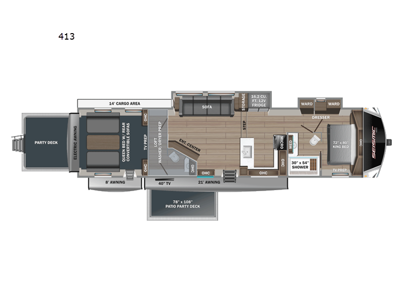 2026 Jayco Seismic 413, $ 144,361