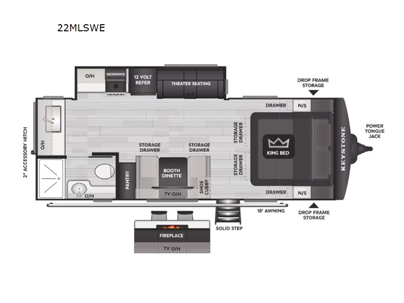 2026 Keystone Cougar Half-Ton (Travel Trailer) 22M, $ 49,009
