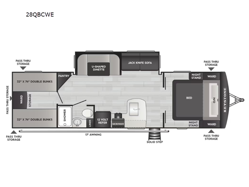 2026 Keystone Bullet 28QBCWE, $ 39,701