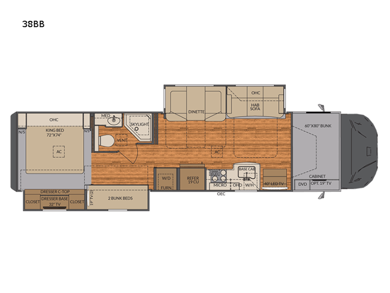 2022 Renegade Valencia 38BB, $ 0
