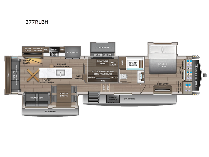 2026 Jayco North Point 377RLBH, $ 148,044