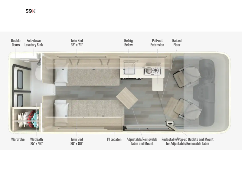2027 Winnebago Travato 59K, $ 195,468