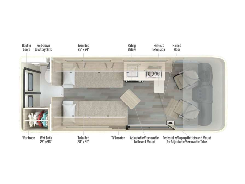 2027 Winnebago Travato 59K, $ 0