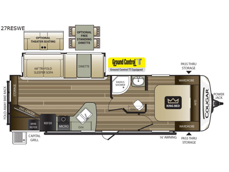 2018 Keystone Cougar Half-Ton (West) 27RESWE, $ 27,990