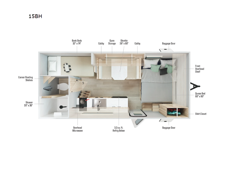 2026 Winnebago Access 15BH, $ 25,130