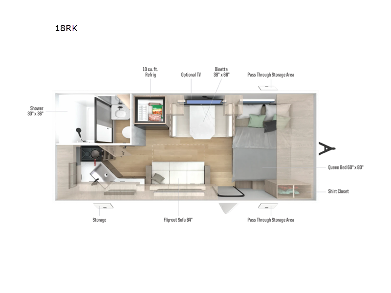 2026 Winnebago Access 18RK, $ 27,860