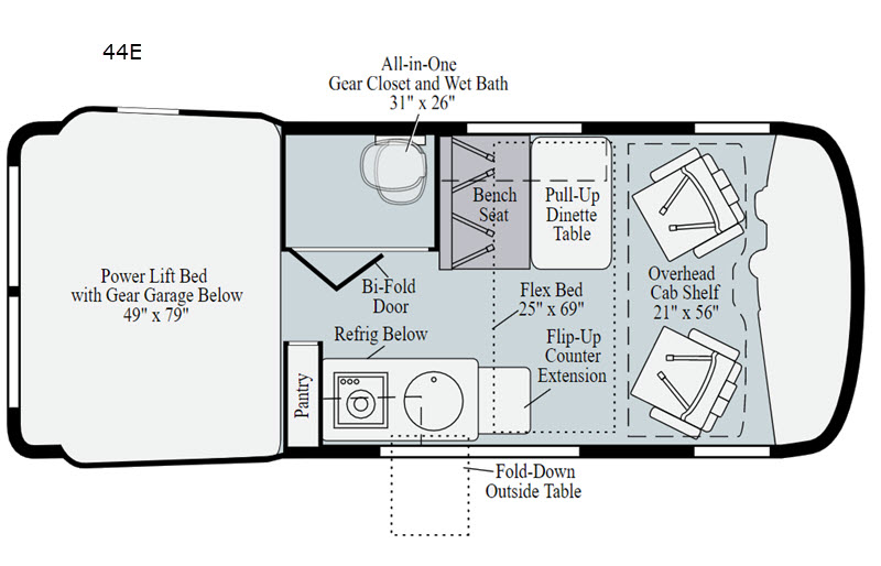 2020 Winnebago Revel 44E, $ 109,990