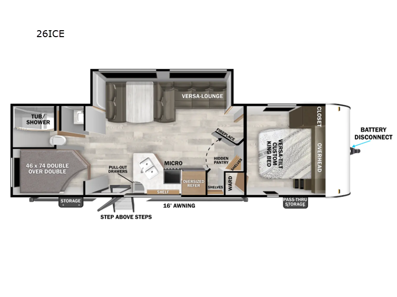 2026 Forest River Salem Cruise Lite 26ICE, $ 46,289