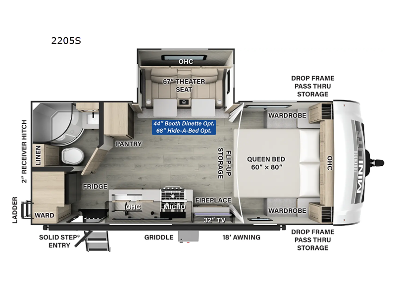2025 Forest River Rockwood Mini Lite 2205S, $ 47,243
