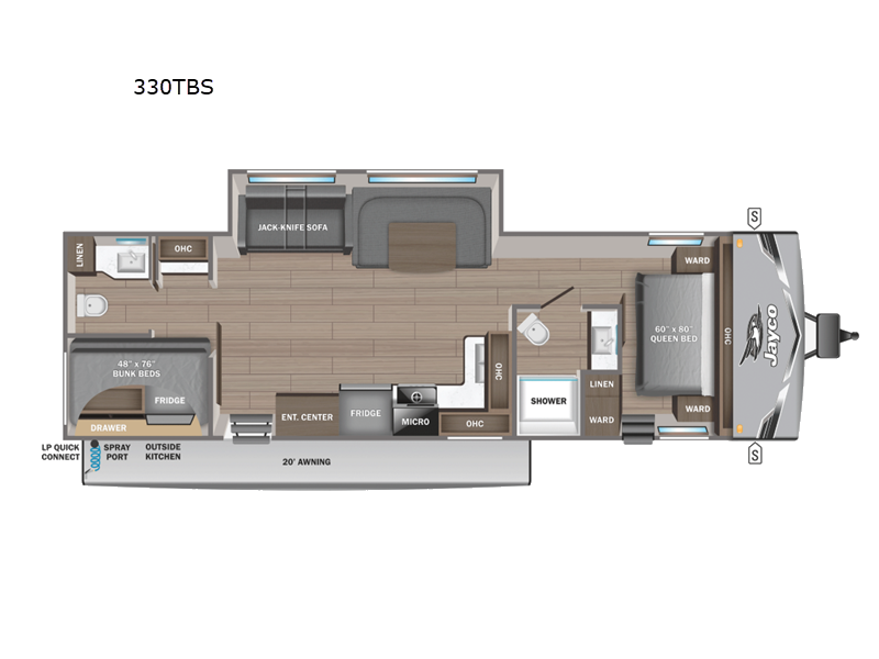 2026 Jayco Jay Flight SLX 330TBS, $ 46,404
