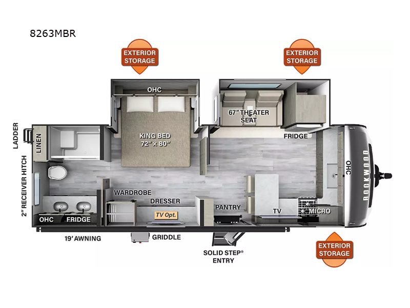 2024 Forest River Rockwood Signature 8263MBR, $ 64,604