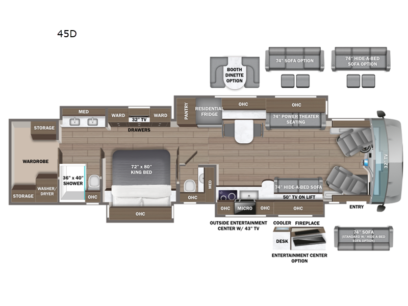 2025 Entegra Coach Cornerstone 45D, $ 961,313
