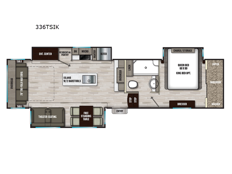 2023 Coachmen Chaparral 336TSIK, $ 52,751