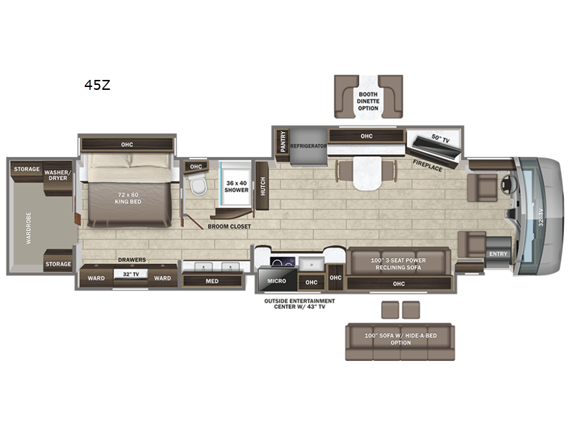 2024 Entegra Coach Cornerstone 45Z, $ 559,999