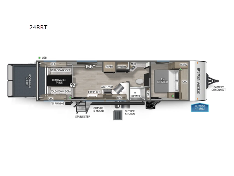 2026 Forest River Cherokee Grey Wolf Toy Haulers 2, $ 50,124