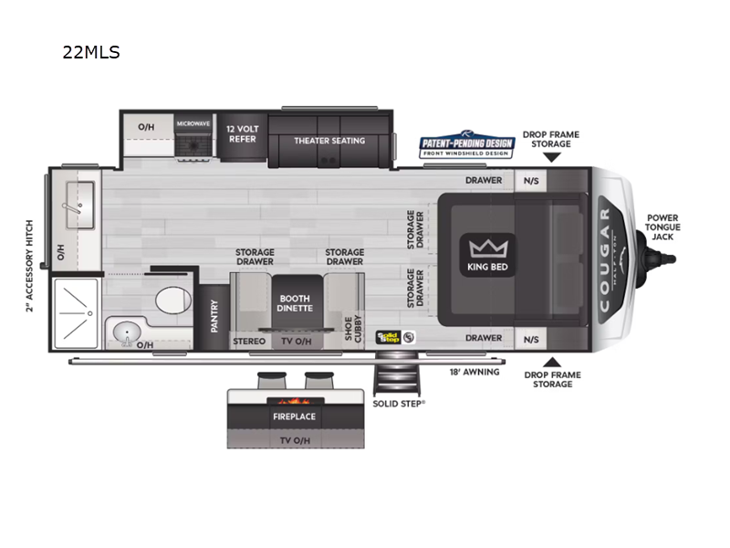 2024 Keystone Cougar Half-Ton (Travel Trailer - Ea, $ 48,166