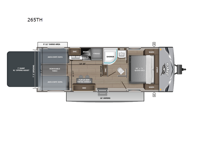 2026 Jayco Jay Flight SLX 265TH, $ 41,625